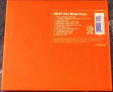 PET SHOP BOYS Very CD [Shelf G x 5]