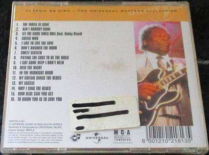 BB KING Classic CD [Shelf G x 7]