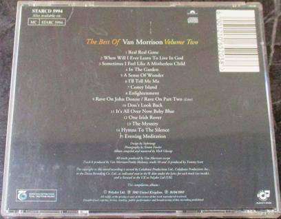 VAN MORRISON The Best of Volume 2 CD [Shelf G x 10]