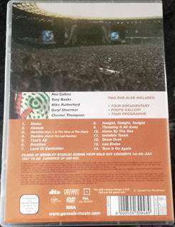 GENESIS Live at Wembley Stadium DVD Region 2