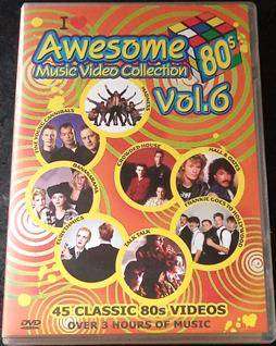 AWESOME 80'S Music Video Collection Volume 6 DVD Region 2