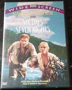 SIX DAYS SEVEN NIGHTS DVD Harrison Ford [BBOX 11]