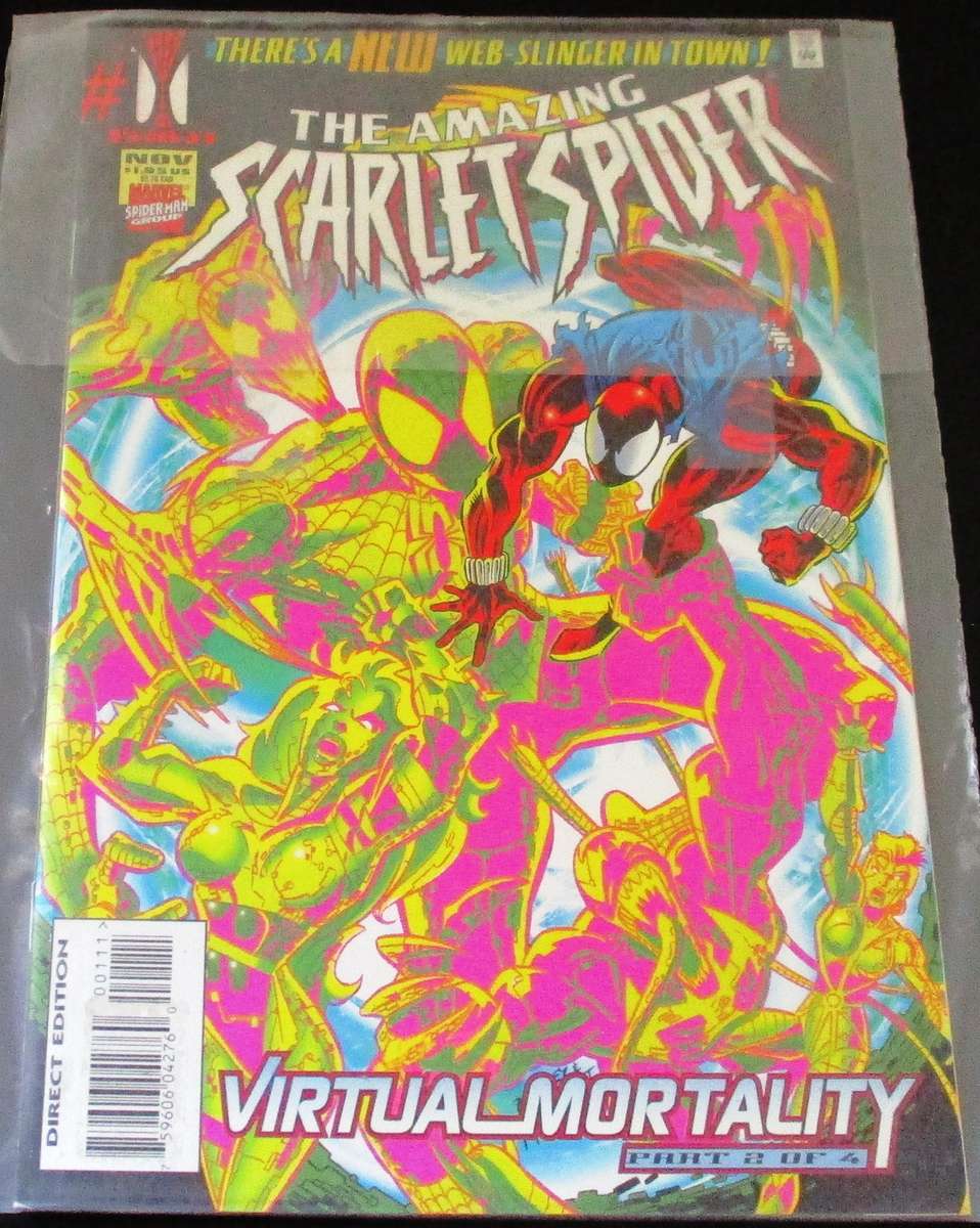 MARVEL Comics THE AMAZING SPIDER-MAN Virtual Mortality Part 2 of 4 #  Apr 1995 [Box 1]