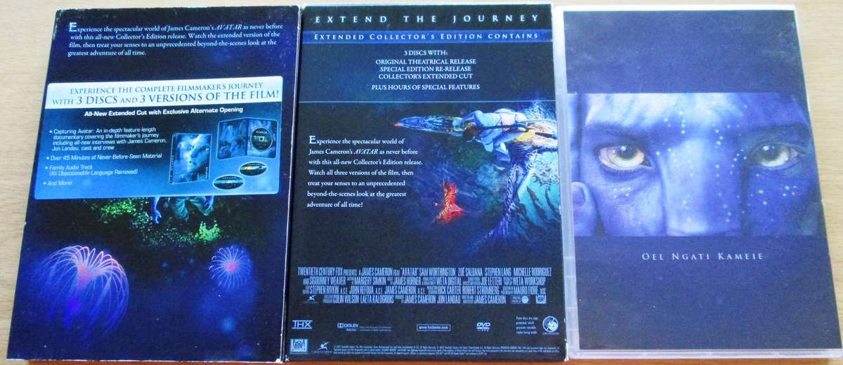 AVATAR Extended Collector's Edition in slipcase box DVD [BBOX 8] Region 2