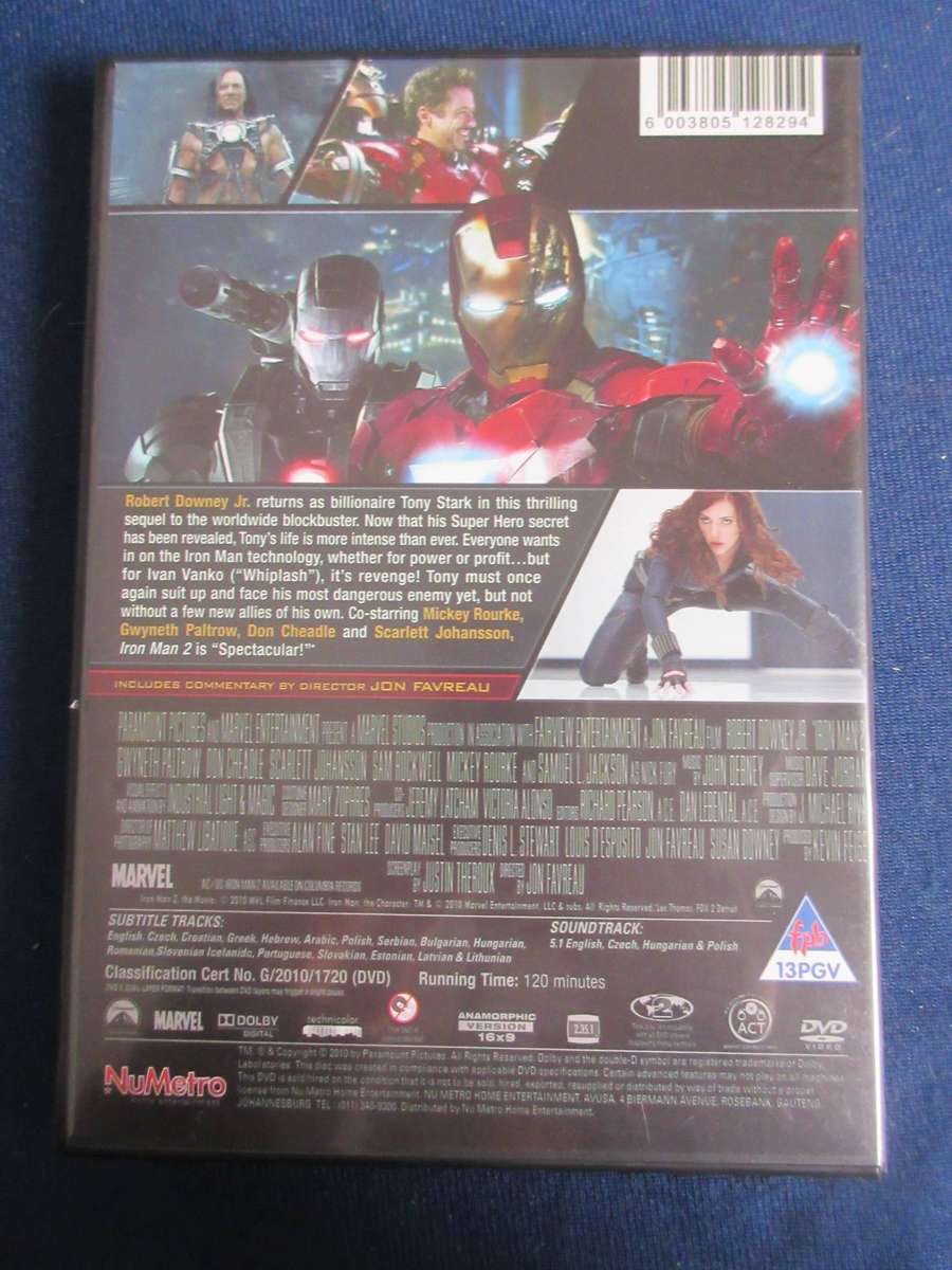 Iron Man 2 DVD Robert Downey Jr. [BBOX 10] Region 2