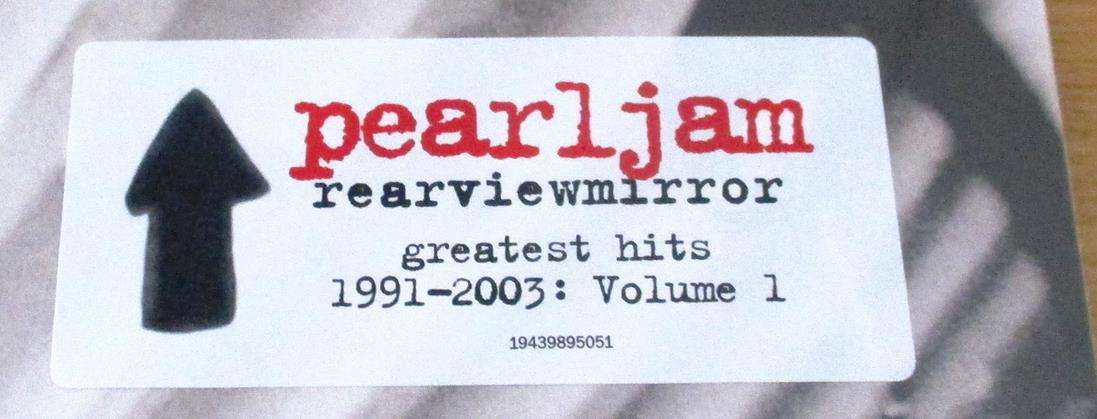 PEARL JAM Rearviewmirror (Greatest Hits 1991-2003: Volume 1) VINYL RECORD