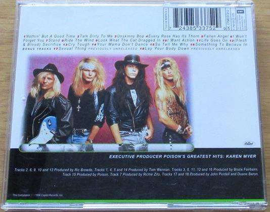 POISON Greatest Hits 1986-1996 CD [Shelf Z x 8]