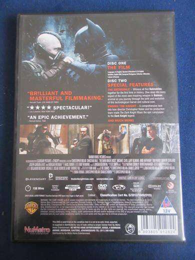 THE DARK KNIGHT RISES 2 DISC Special Edition 2xDVD [BBOX 15] Region 2