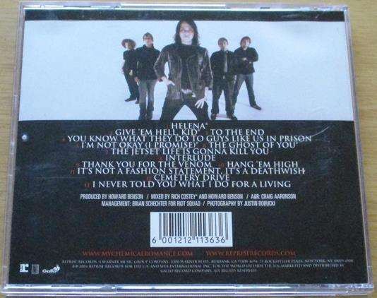 MY CHEMICAL ROMANCE Three Cheers for Sweet Revenge CD [Shelf Z x 11]
