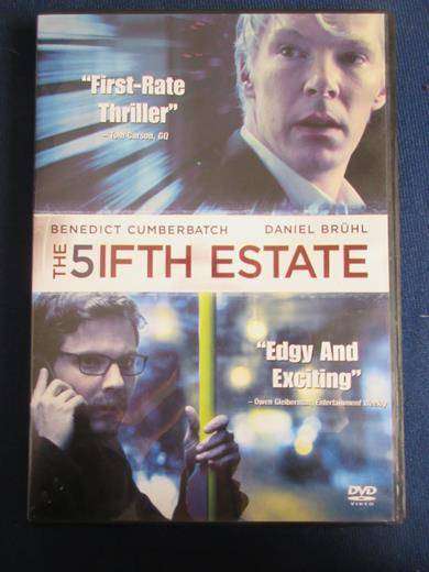 THE 5IFTH ESTATE DVD  [BBOX 15] Region 2