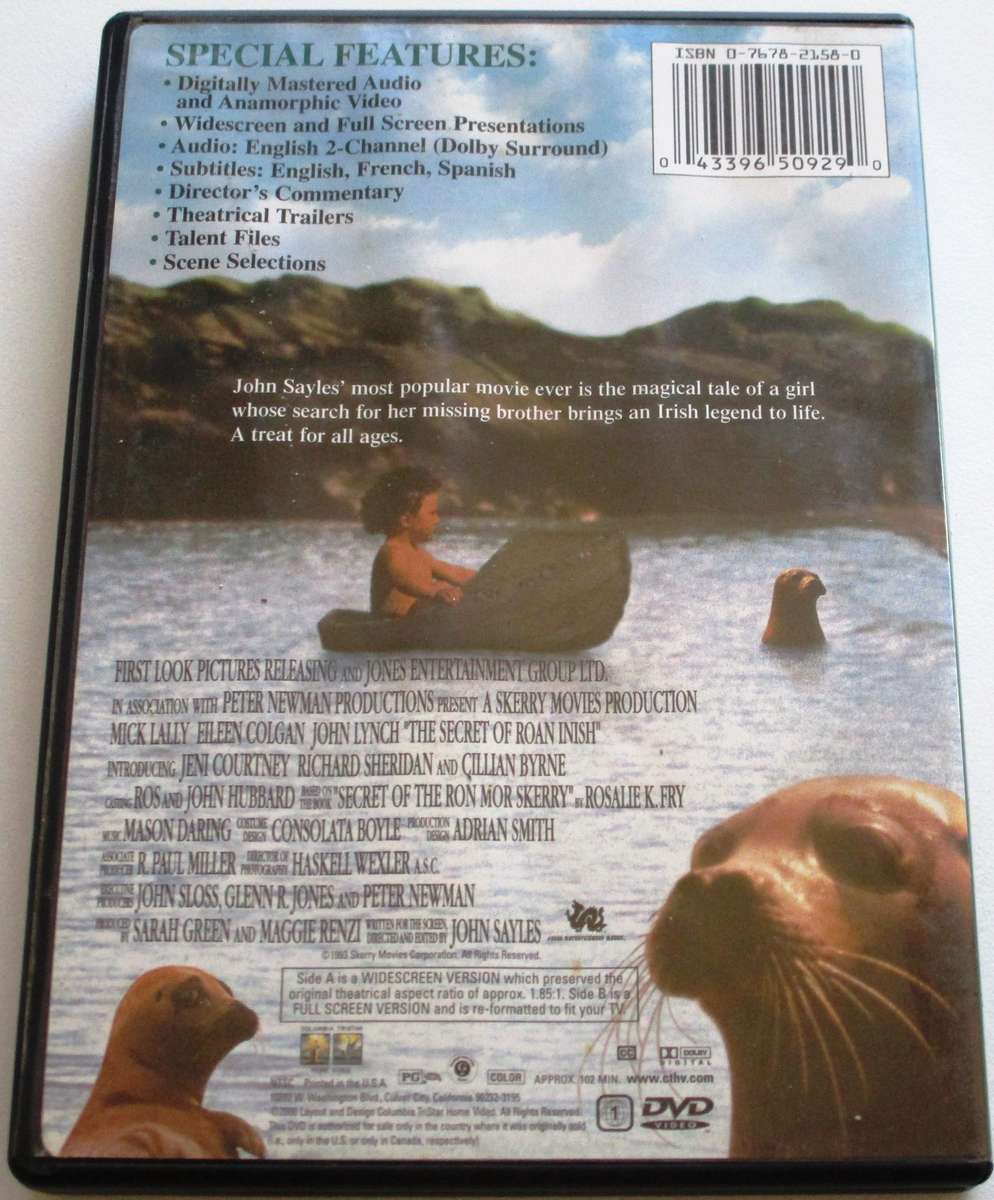 THE SECRET OF ROAN INISH Island of the Seals DVD [BBOX 8]