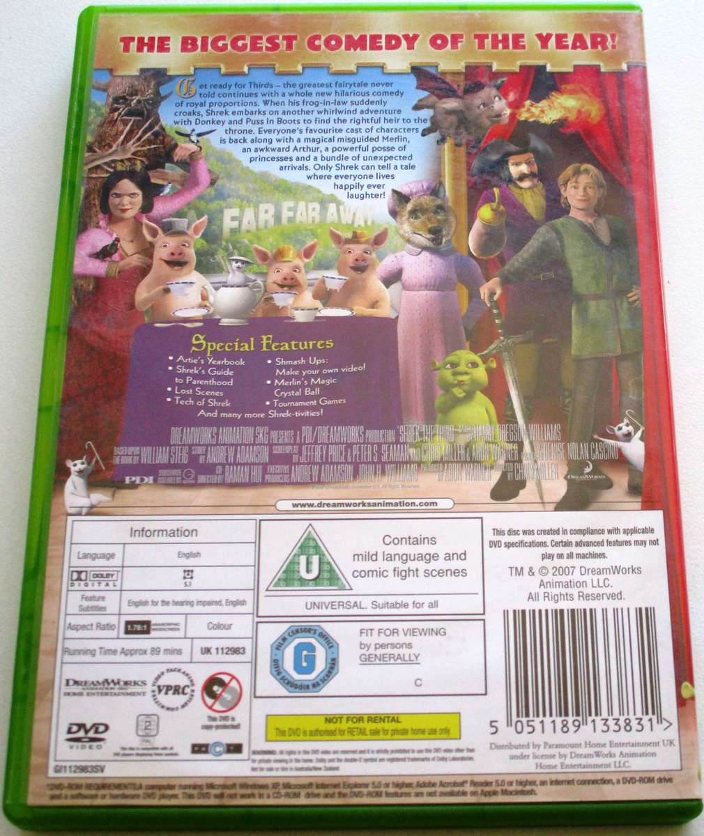 SHREK THE THIRD DVD [BBOX 8]