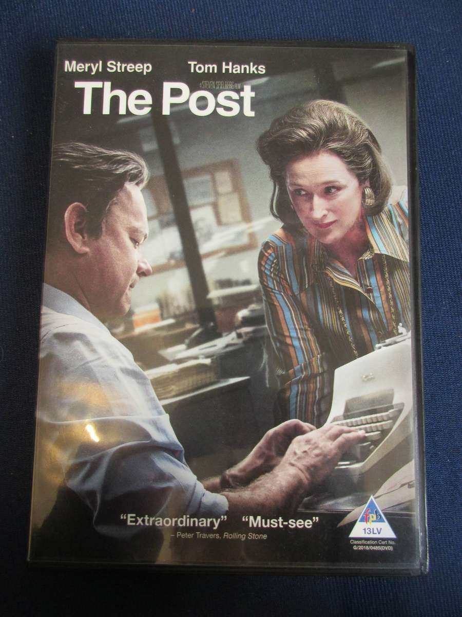 The Post DVD Meryl Streep Tom Hanks [BBOX 6] Region 2