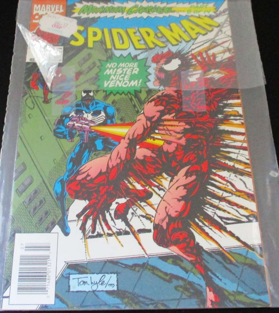 MARVEL Comics SPIDER-MAN Maximum Carnage Part 8 of 14 No More Mister Nice Venom #36 Jul 1993 [Box 2]