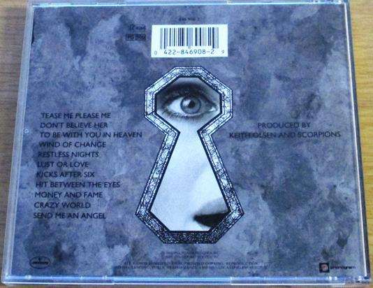 SCORPIONS Crazy World CD [main stock room]