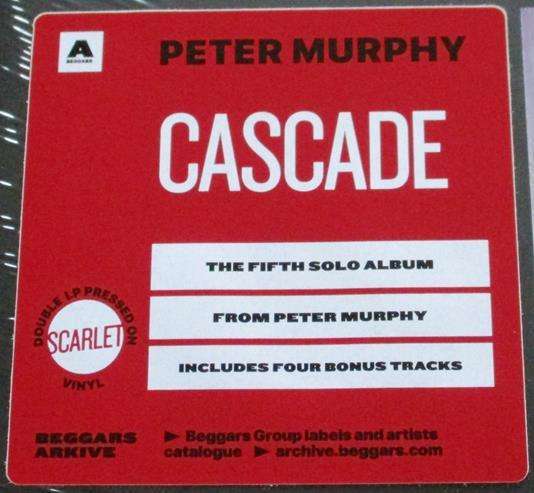 PETER MURPHY Cascade SCARLET 2xLP Colored VINYL Record