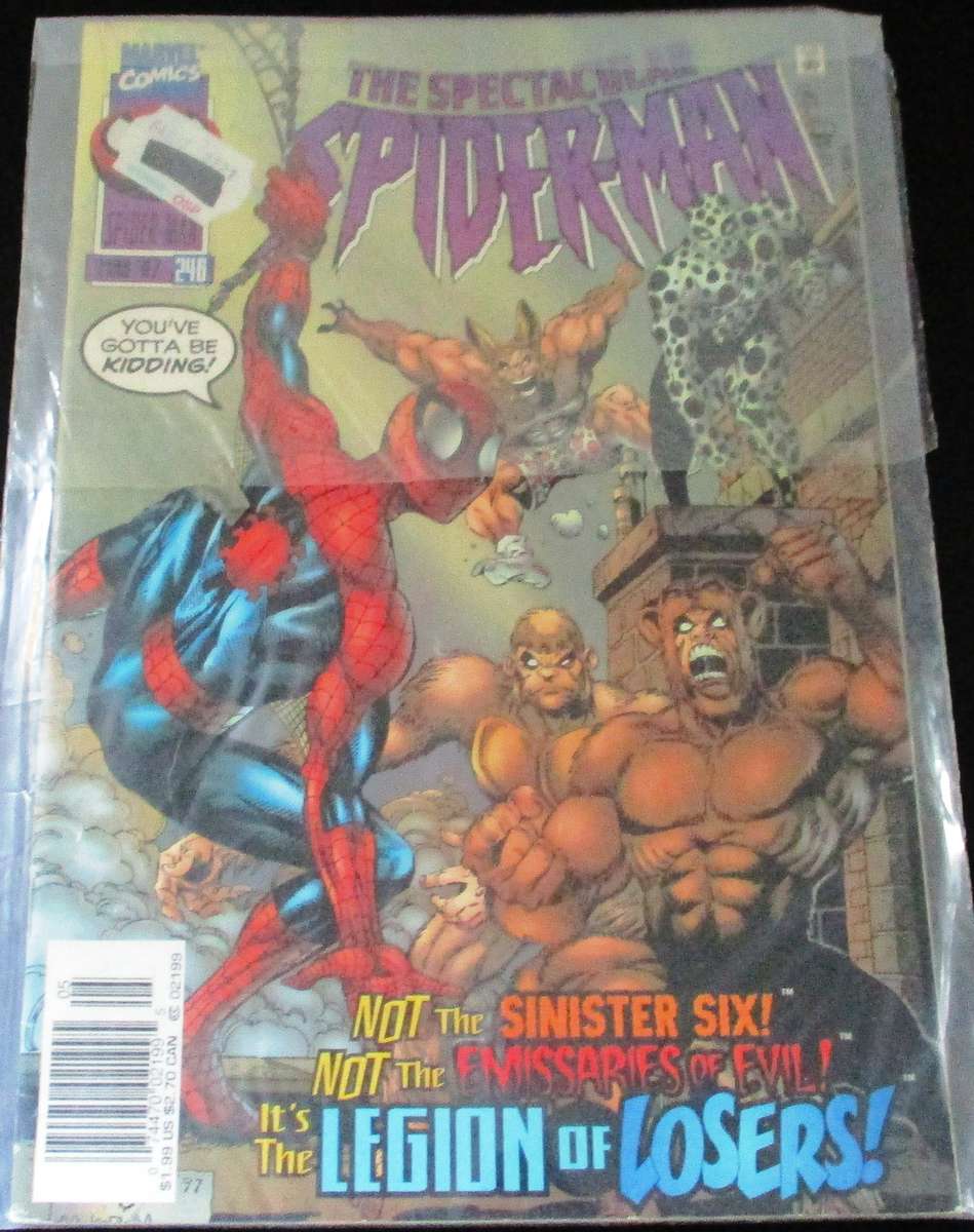 MARVEL THE SPECTACULAR SPIDER-MAN Legion of Losers #246 March 1997 [Box 2]