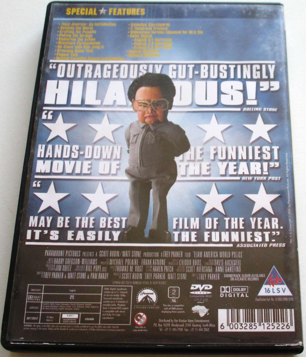 TEAM AMERICA World Police Special Collector's Edition DVD [BBOX 12]