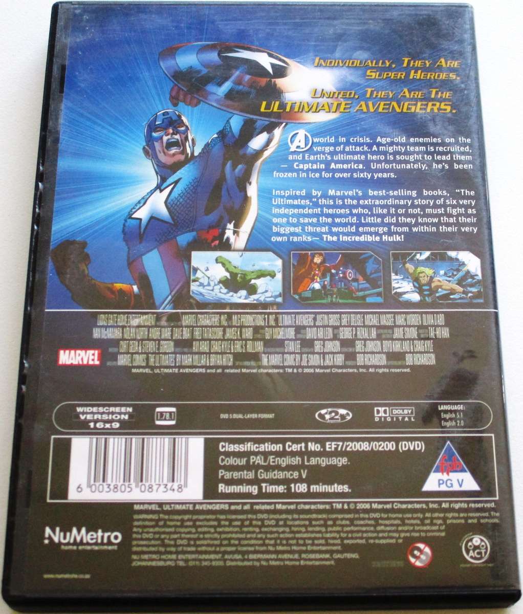 ULTIMATE AVENGERS THE MOVIE DVD [BBOX 15]
