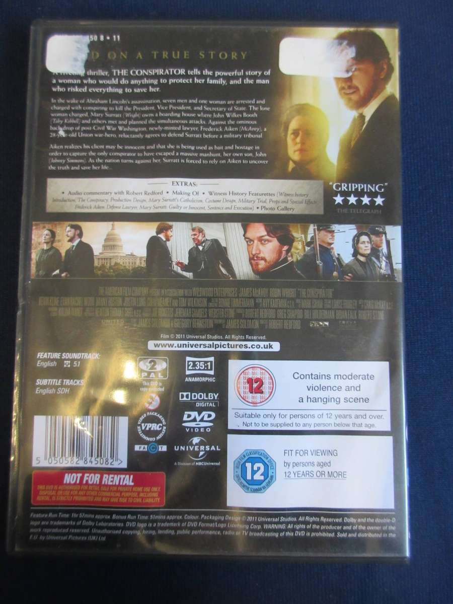 The Conspirator DVD [BBox 9]