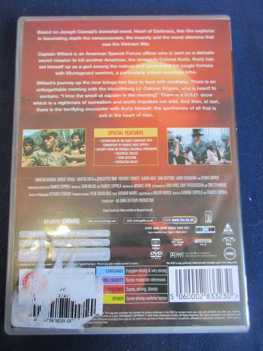 Apocalypse Now DVD [Boxset Shelf]