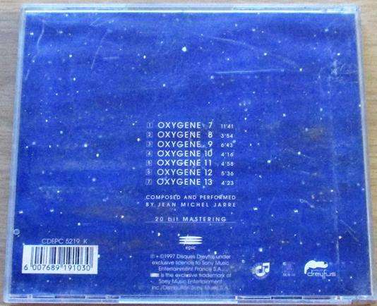 JEAN MICHEL JARRE Oxygene 7-13 CD [Gx14]