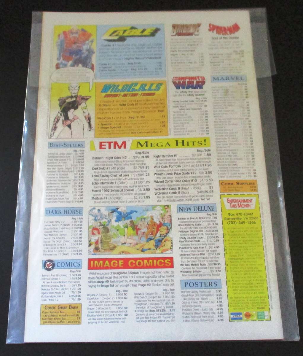 MARVEL Comics SPIDER-MAN Excalibur #25 August 1992 [Box 3]