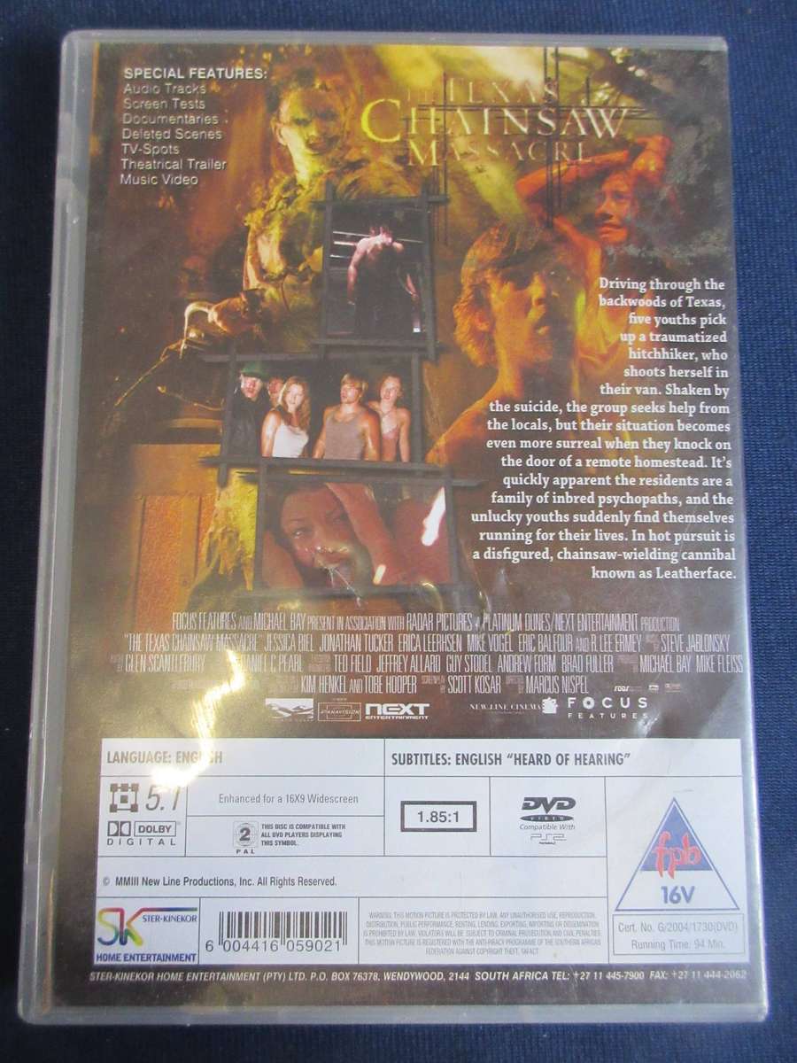 The Texas Chainsaw Massacre Double Disc DVD [BBOX 4] Region 2