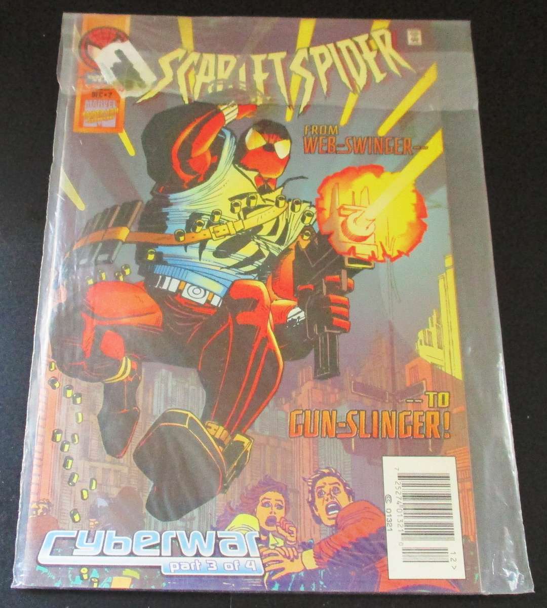 MARVEL SCARLET SPIDER From Web Swinger to Gun Slinger #2 Dec 1995 [Box 4]