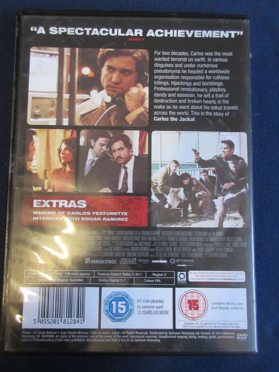 Carlos The Jackal: The movie DVD [BBox 1] region 2