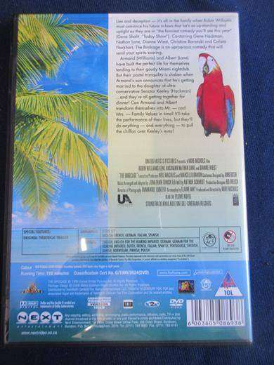 THE BIRDCAGE Robin Williams DVD [SHELF D1] Region 2