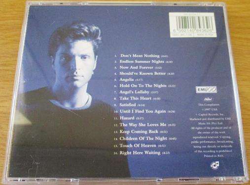 RICHARD MARX Greatest Hits CD [Shelf G Box 2]