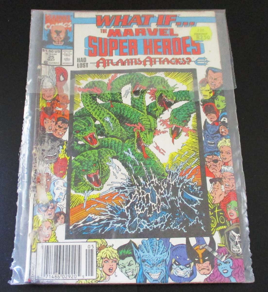 MARVEL WHAT IF... THE MARVEL SUPERHEROES+SPIDER-MAN had lost Atlantis Attacks #25 May 1991 [Box 5]