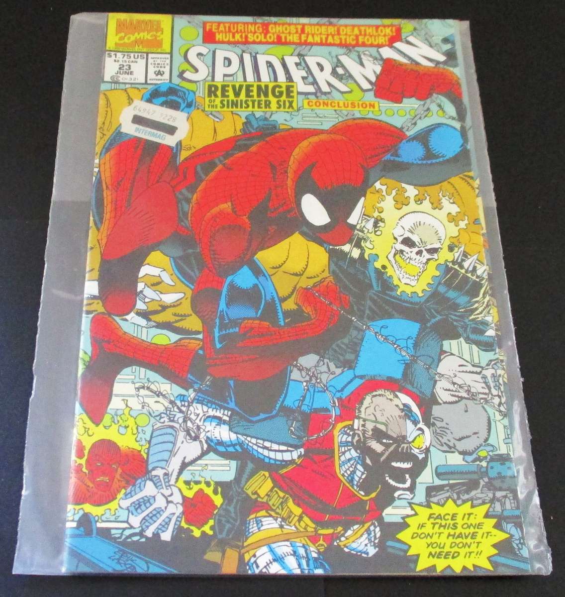 MARVEL Comics SPIDER-MAN Revenge of the Sinister Six Conclusion #23 June 1992 [Box 5]