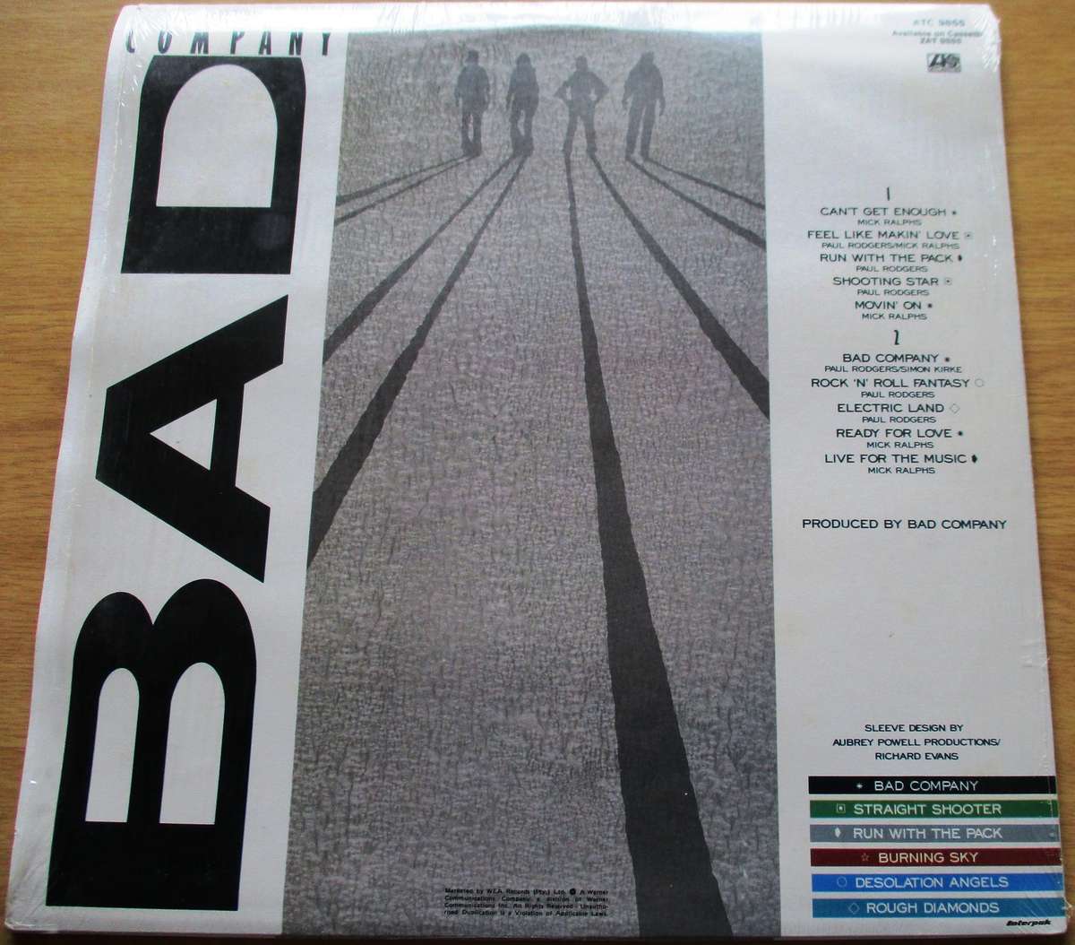 BAD COMPANY 10 FROM 6 LP VINYL RECORD