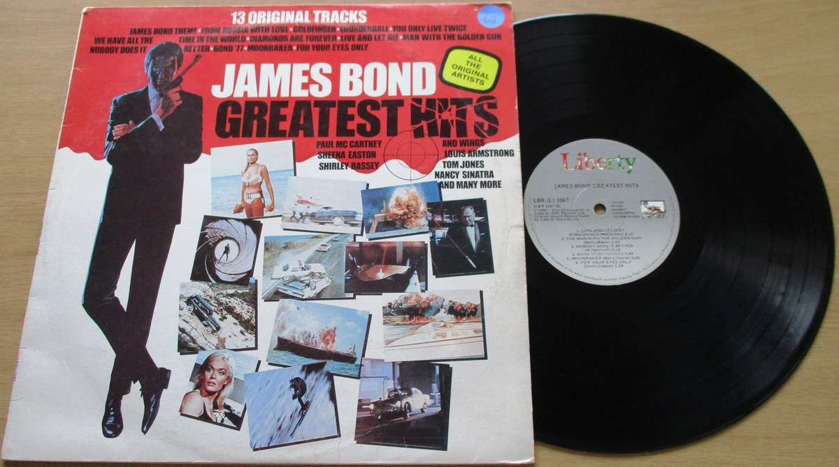 JAMES BOND Greatest Hits OS.T. LP VINYL RECORD