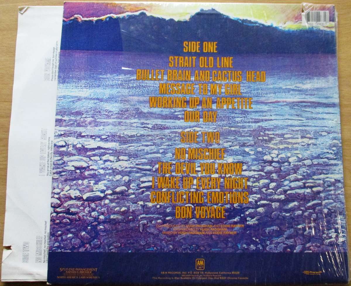 SPLIT ENZ Conflicting Emotions LP VINYL RECORD