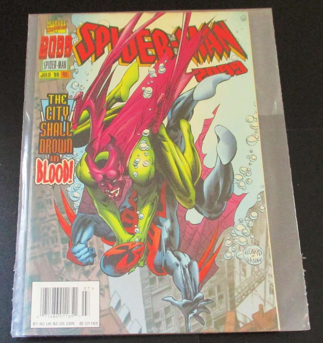MARVEL Comics SPIDER-MAN 2099 The City Shall Drown in Blood #45 July 1996 [Box 5]