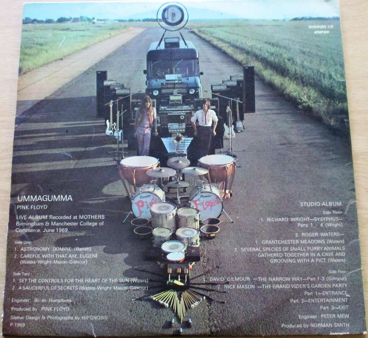 PINK FLOYD Ummagumma LP VINYL RECORD