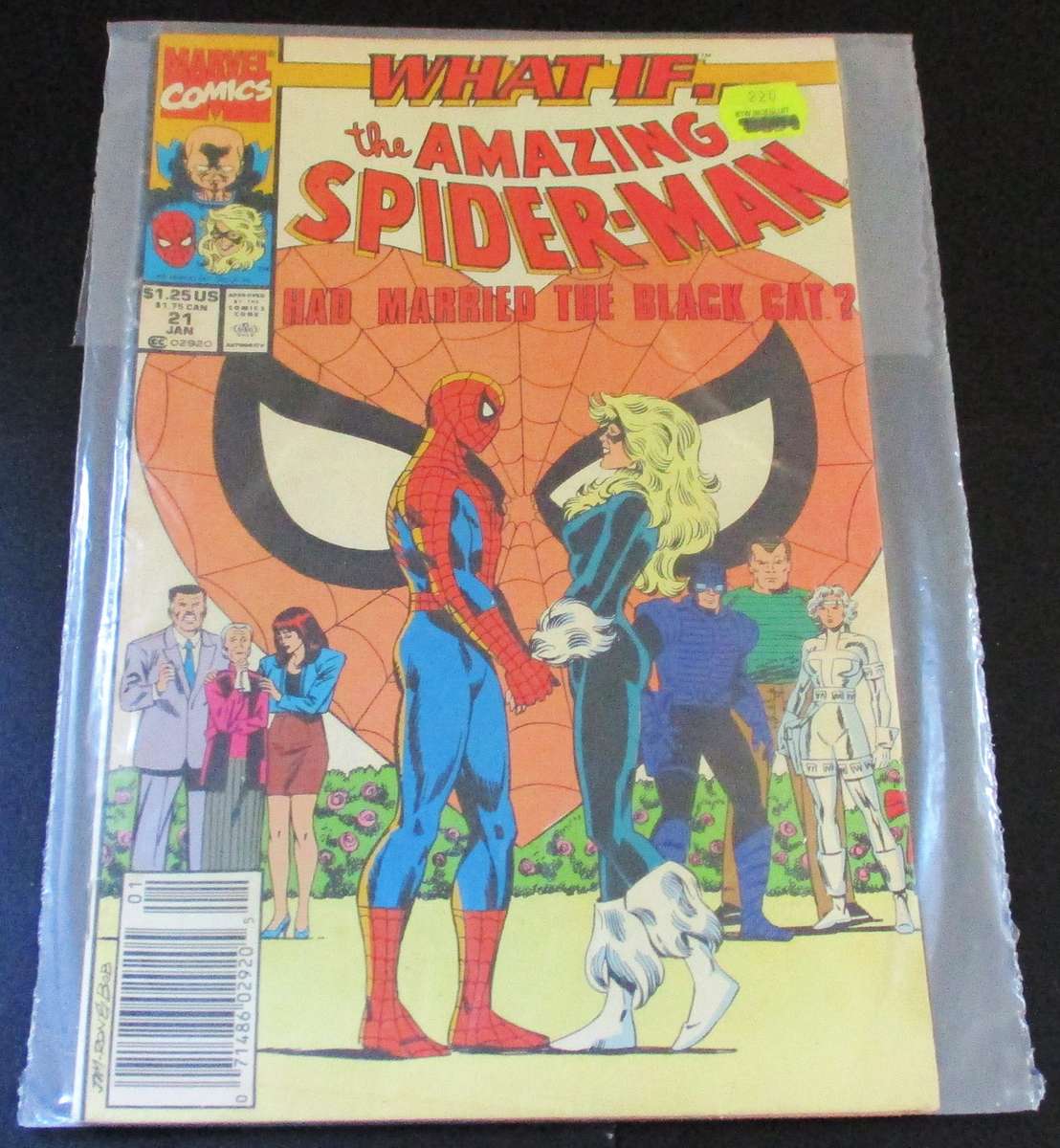 MARVEL Comics WHAT IF... THE AMAZING SPIDER-MAN Had Married the Black Cat #21 Jan 1990 [Box 5 FINAL]