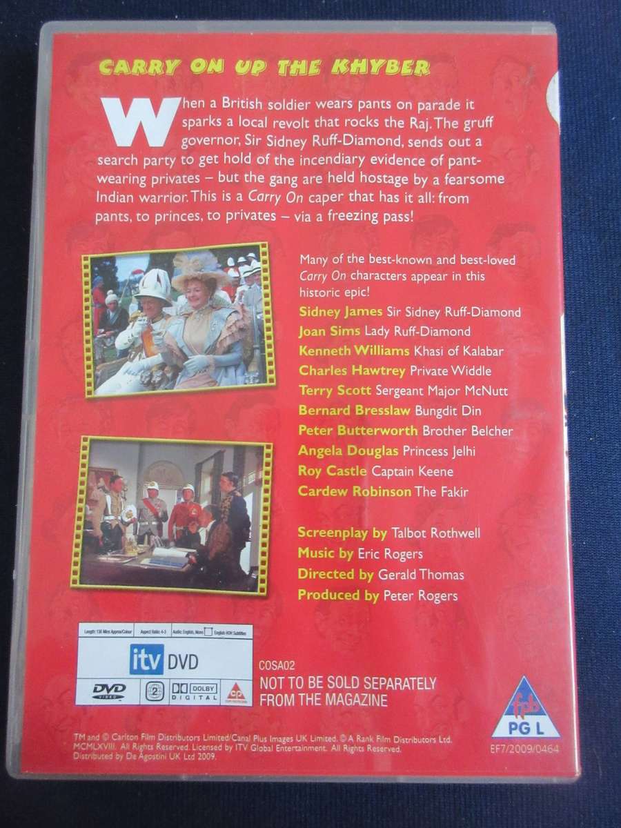 Carry On Up The Khyber DVD [BBOX 3] REGION 2
