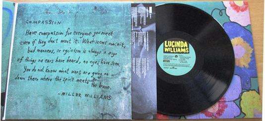 LUCINDA WILLIAMS Down Where The Spirit Meets The Bone 3xLP Vinyl Record