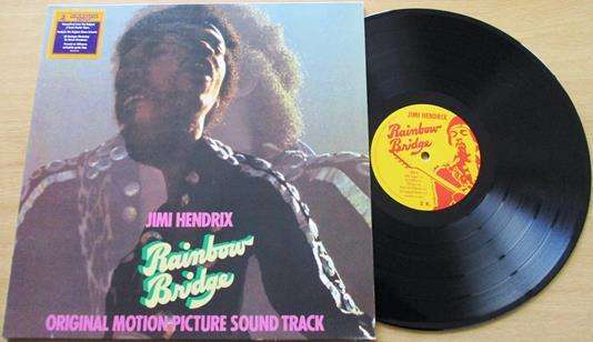 JIMI HENDRIX Rainbow Bridge (Original Motion Picture Sound Track) LP Vinyl Record