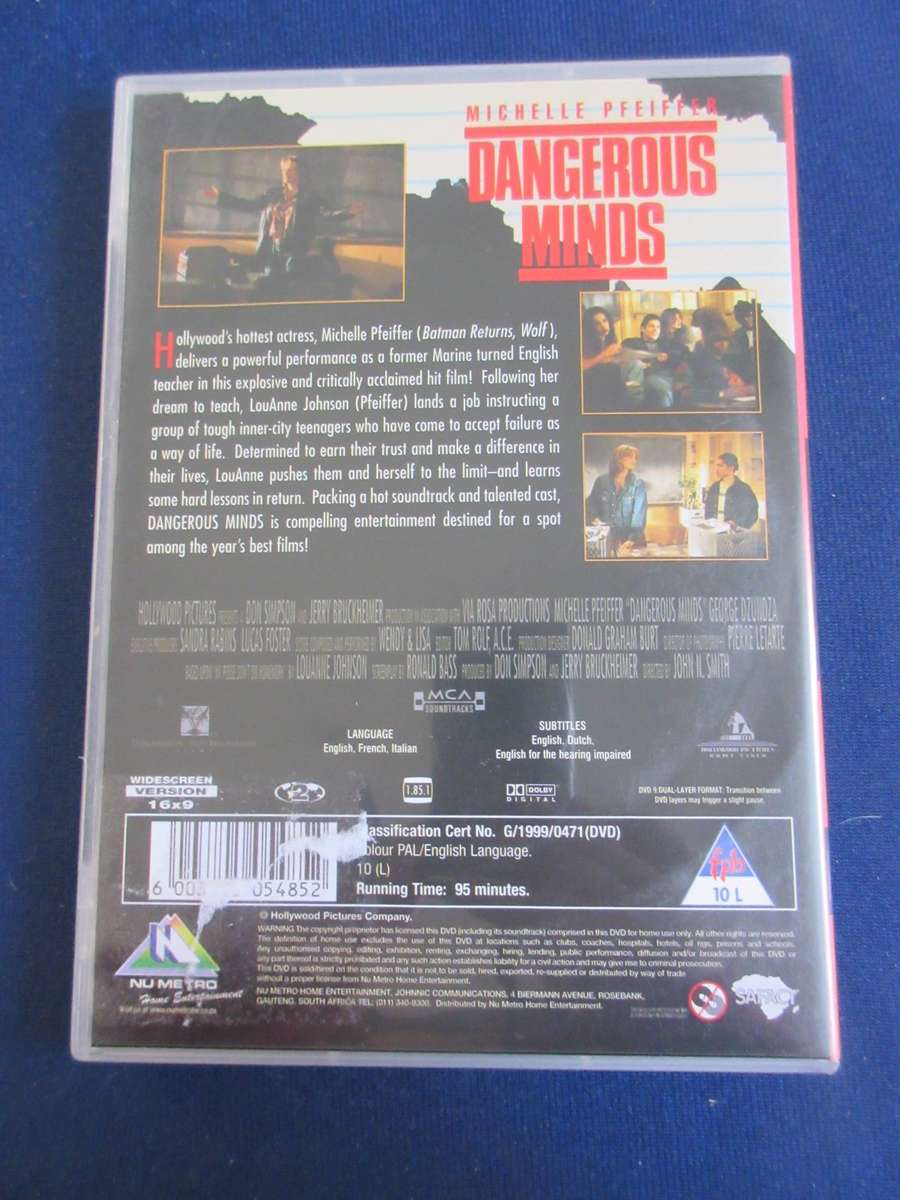 Dangerous Minds DVD [DVD BBOX 5] Region 2