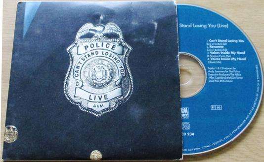 THE POLICE Can't Stop Losing You Live CD [card sleeve box]