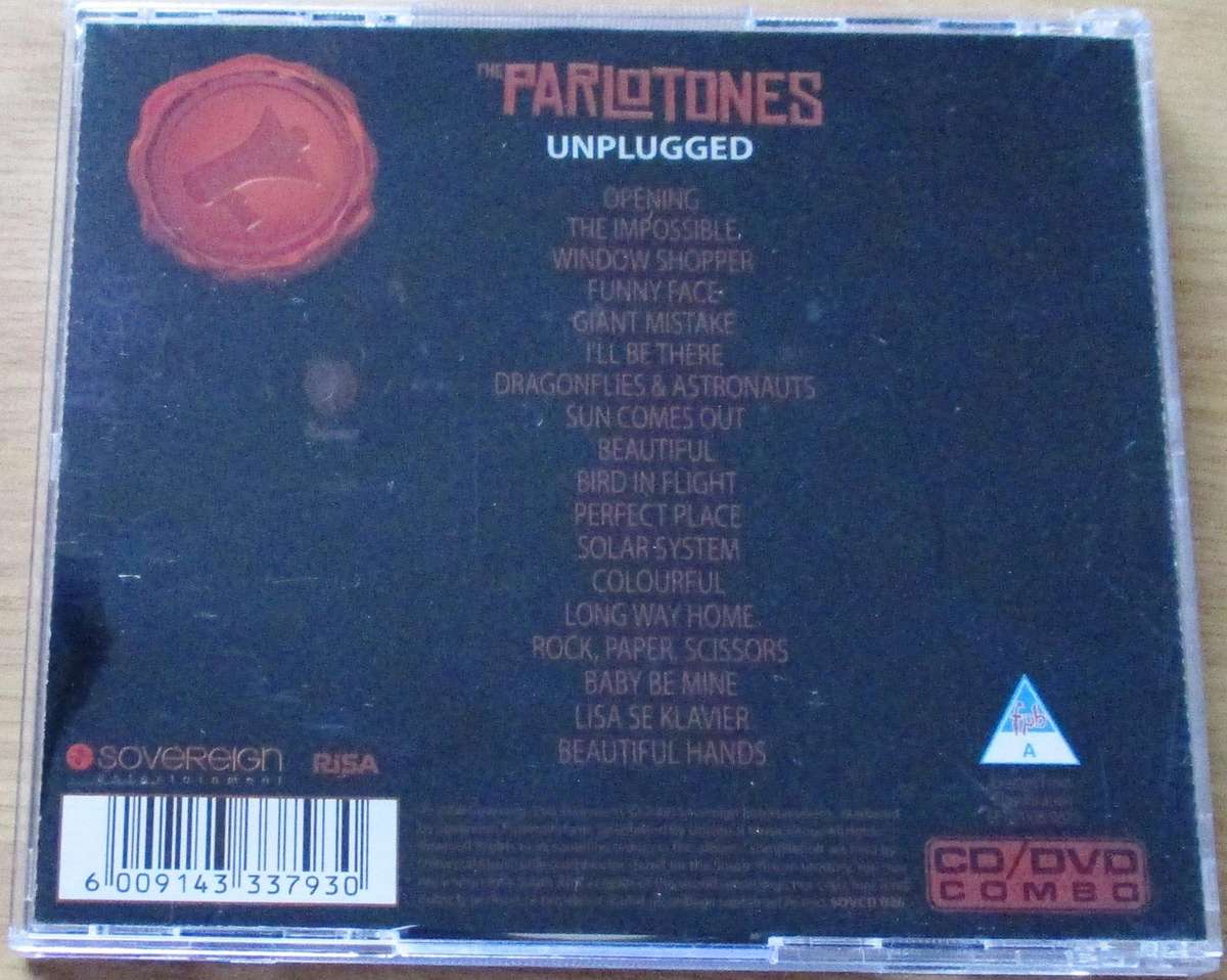 THE PARLOTONES Unplugged CD+DVD [G Box 25]