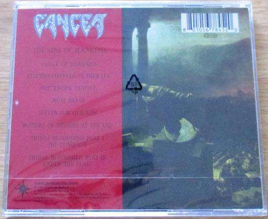 CANCER The Sins of Mankind Remastered CD