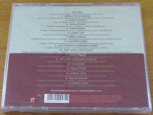 MIRIAM MAKEBA The Guinea Years CD