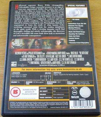 THE SIXTH SENSE 2 Disc Collector's Edition Bruce Willis DVD [BBOX 3]