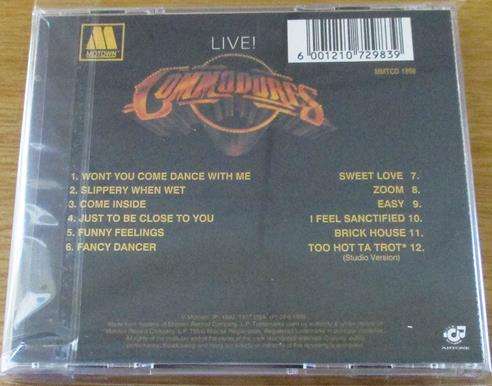 COMMODORES Live! CD